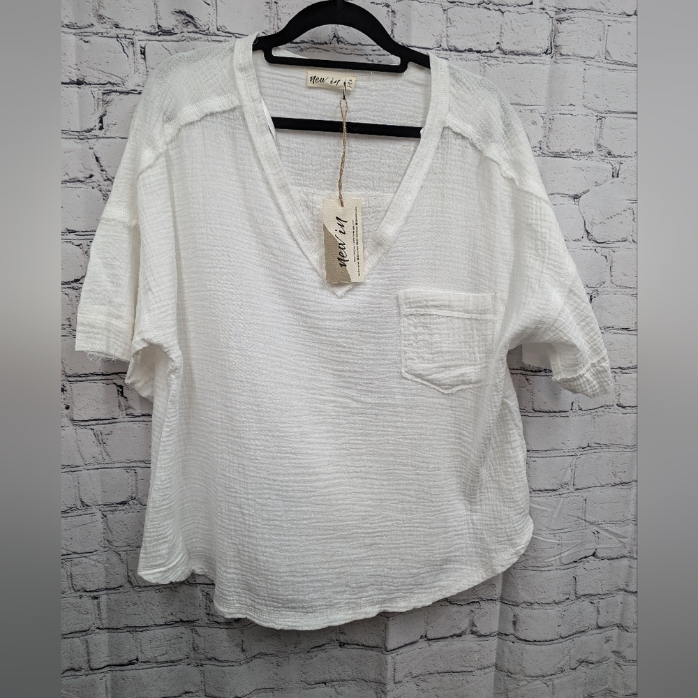 Relaxed Fit  "Gauze" Shirt